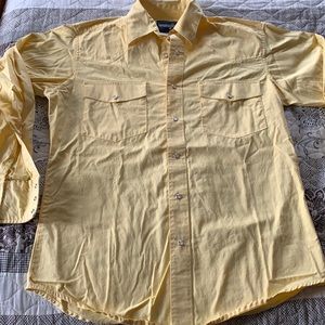 Wrangler Pearl Snap Cowboy Shirt Size Medium